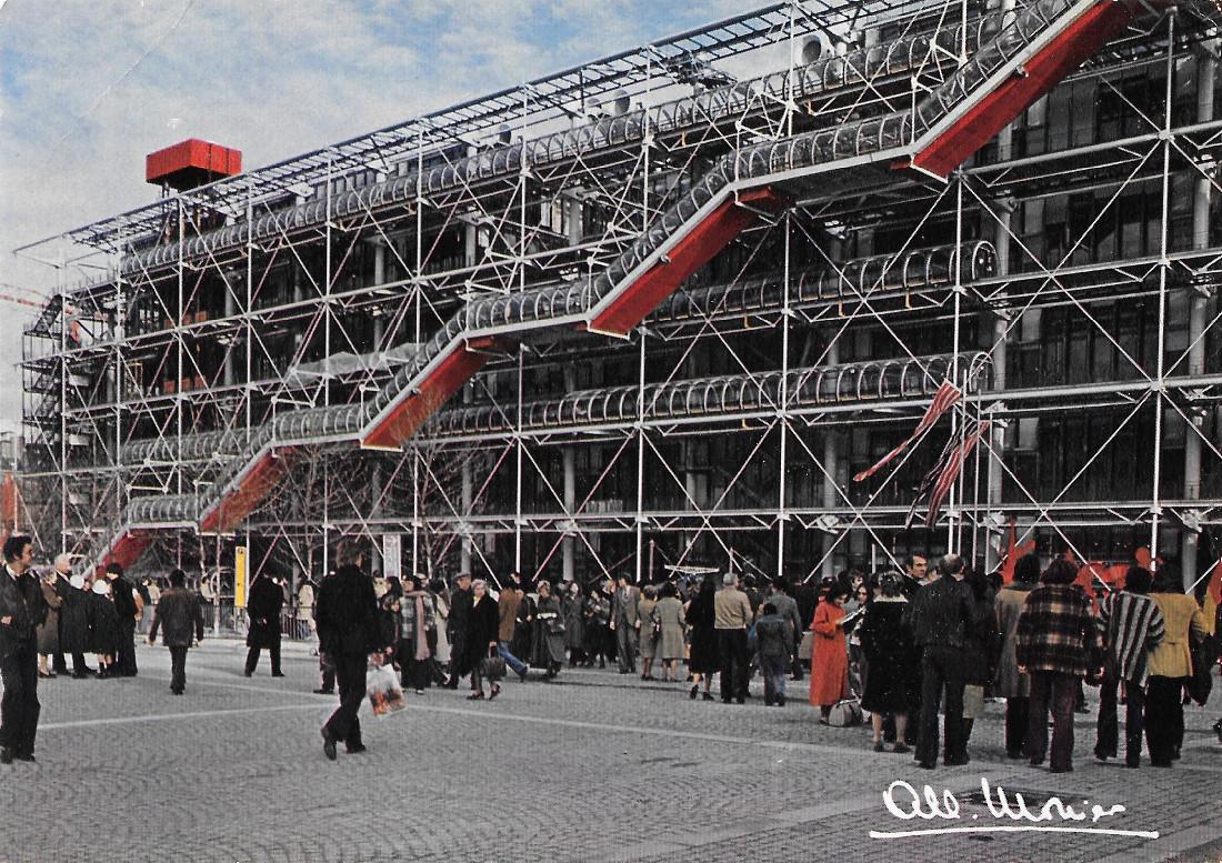 Parigi. Centre Georges Pompidou. Non viaggiata