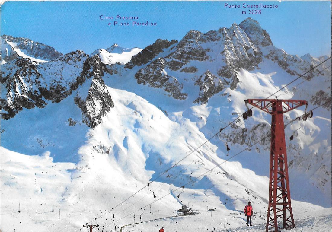 Passo del Tonale. Skilift del Seradine. Non viaggiata