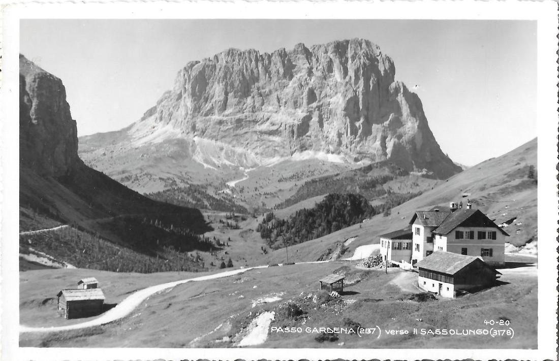 Passo Grandena. Verso il Sassolungo Non viaggiata, originale