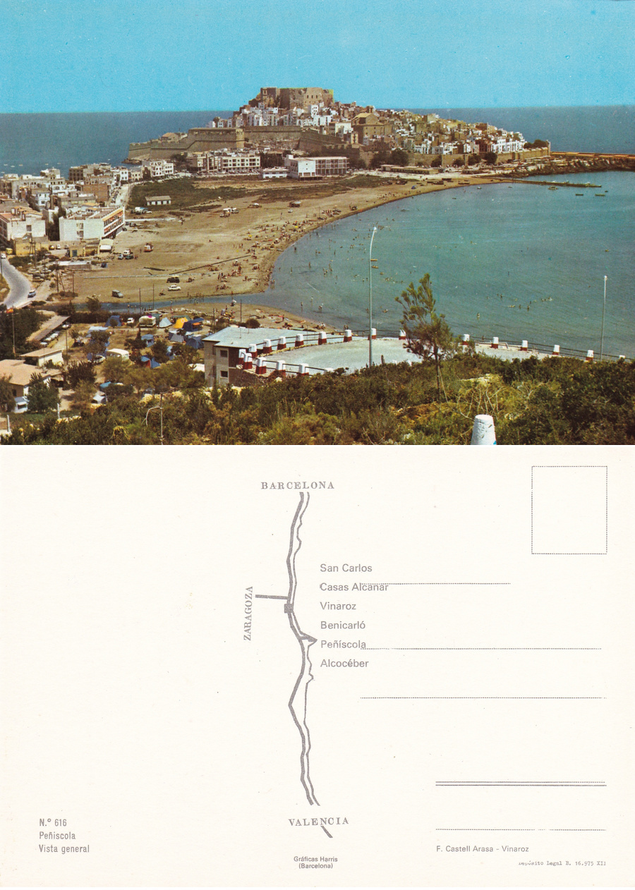 Peniscola. Vista general. Non viaggiata