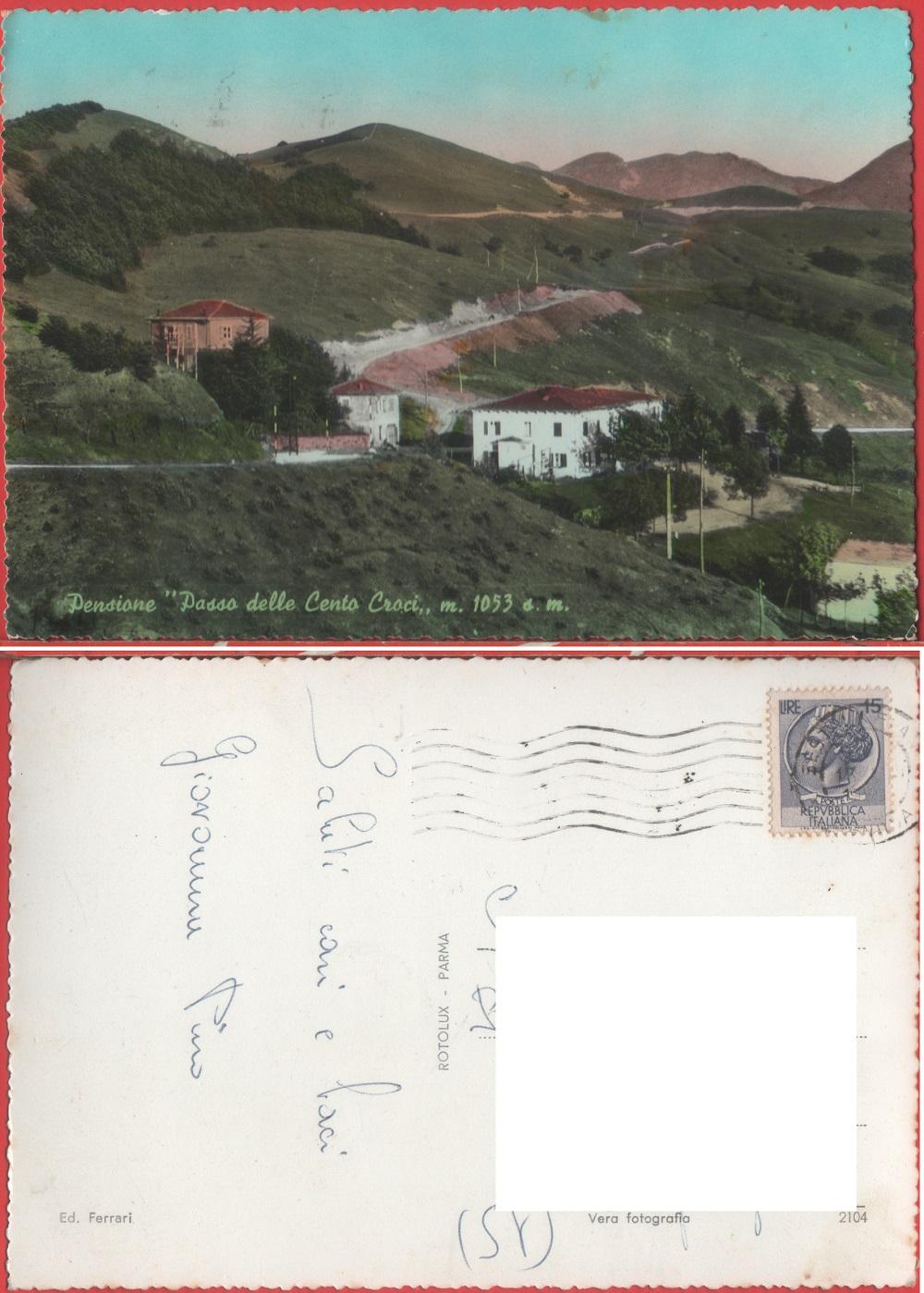 Pensione Passo delle Cento Croci (SP). Viaggiata