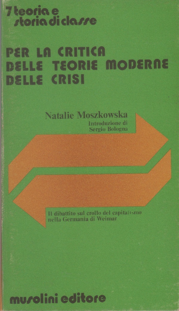 Per la critica delle teorie moderne delle crisi - Natalie …