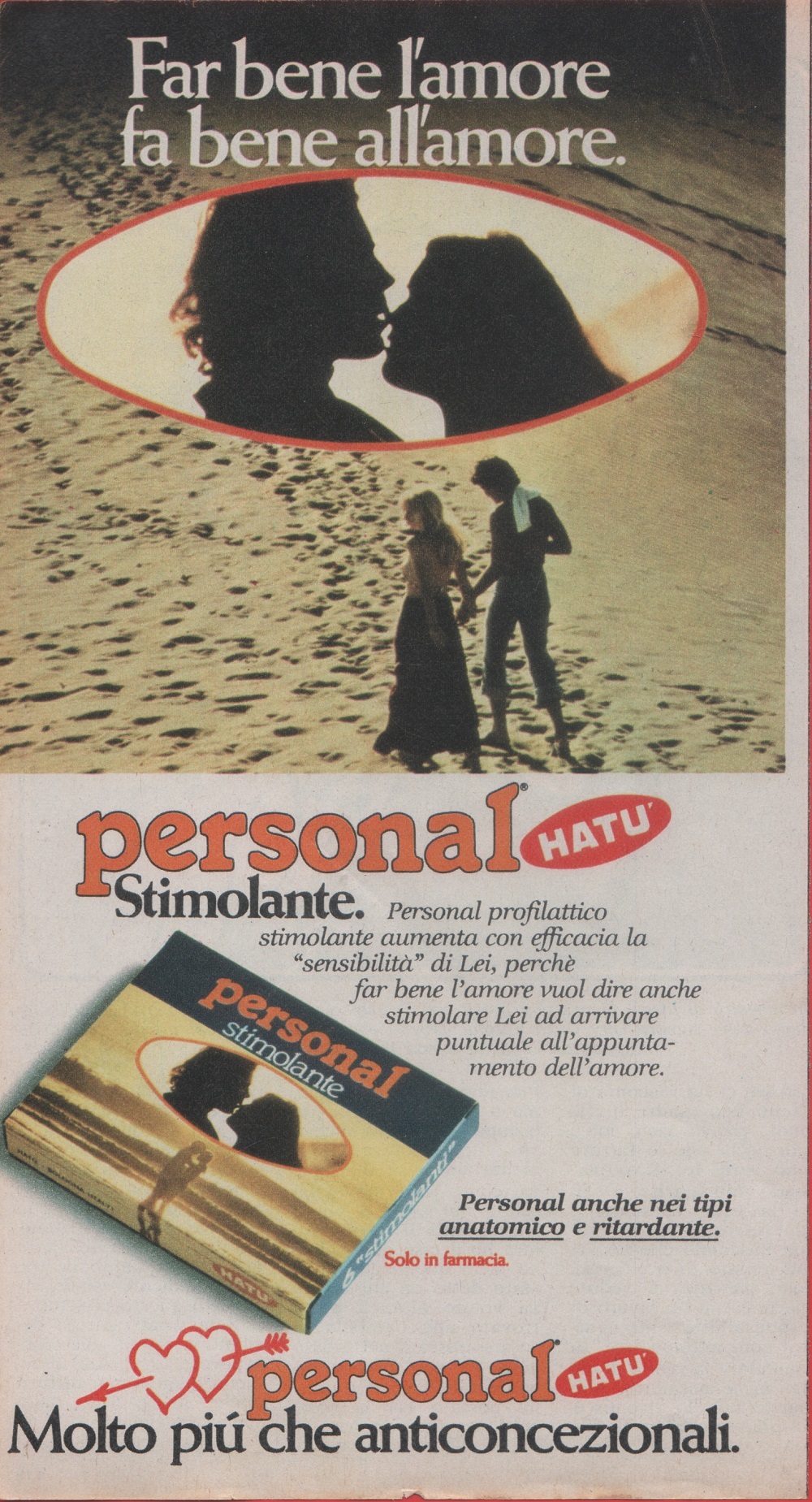 Personal Hatù stimolante. Advertising 1980