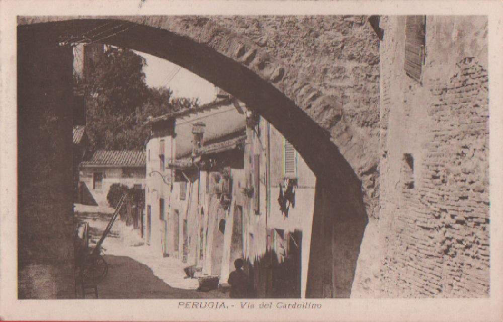 Perugia. Via del Cardellino. Non viaggiata