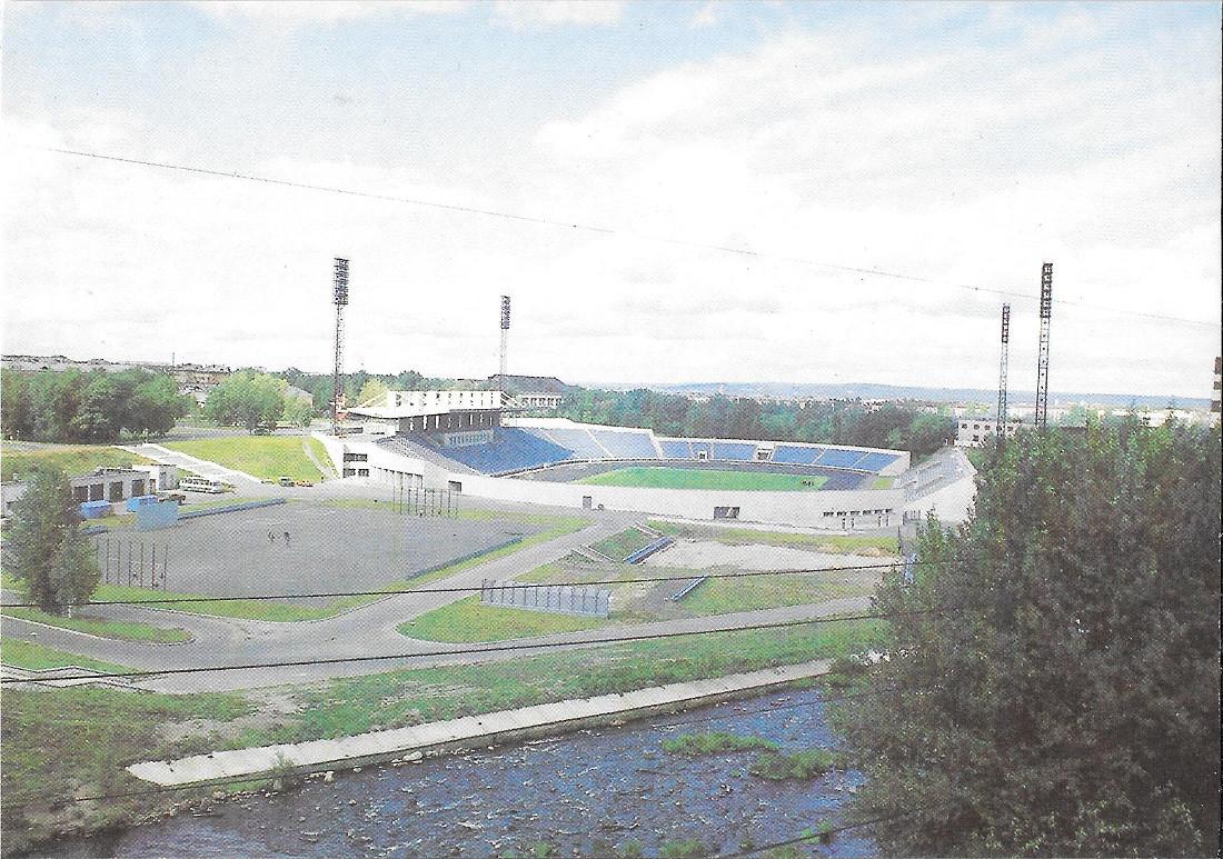 Petrozavodsk. Stadio Spartak. Stampa 1988. Non viaggiata