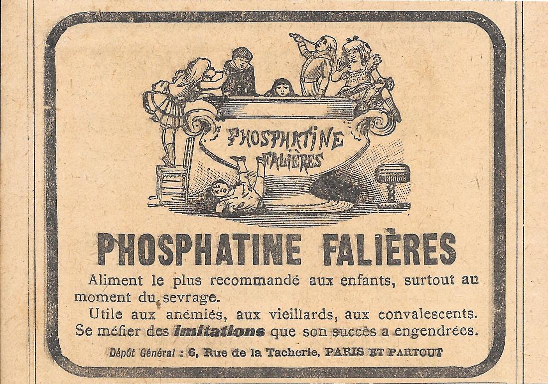 Phosphatine Faliérs. Stampa 1919