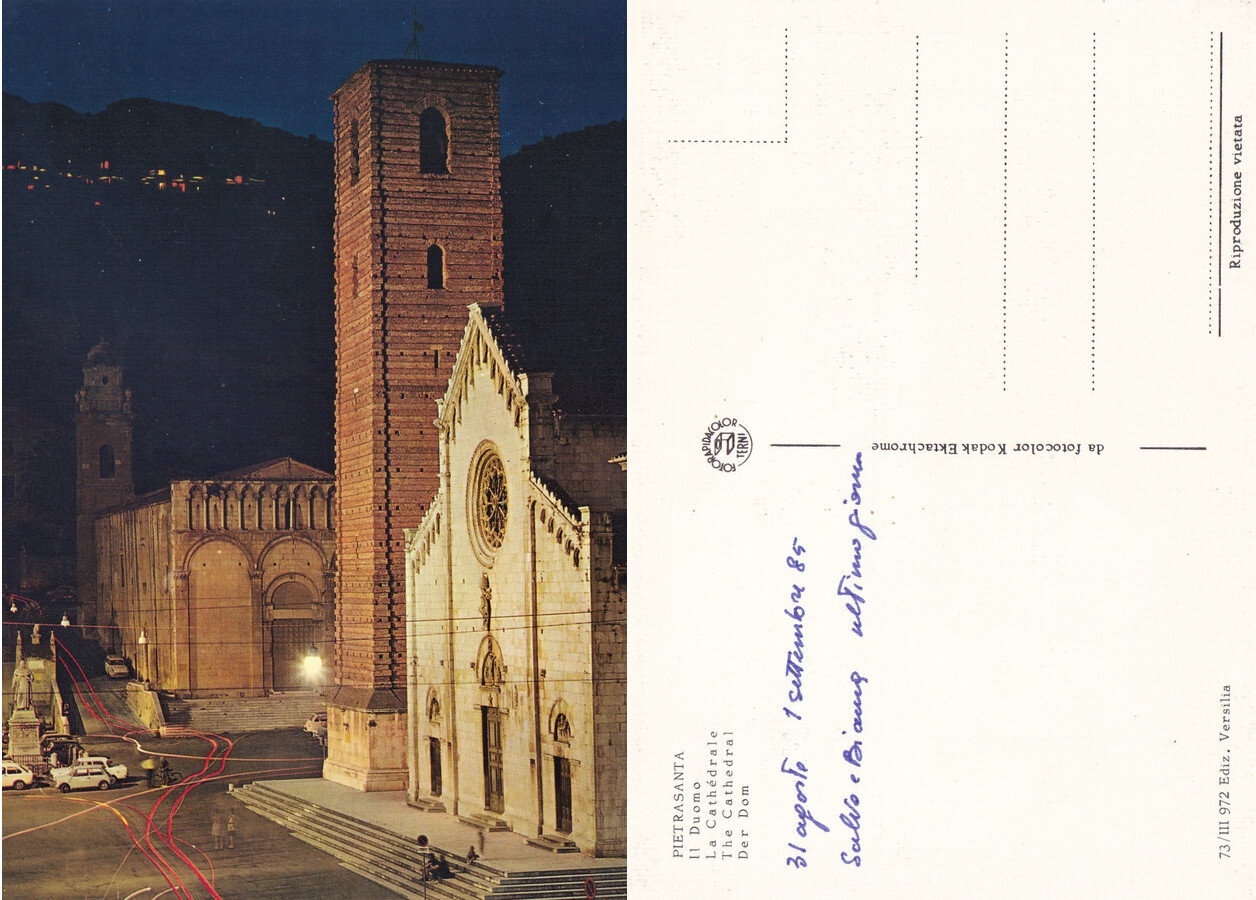 Pietrasanta (LU). Il Duomo. Non viaggiata