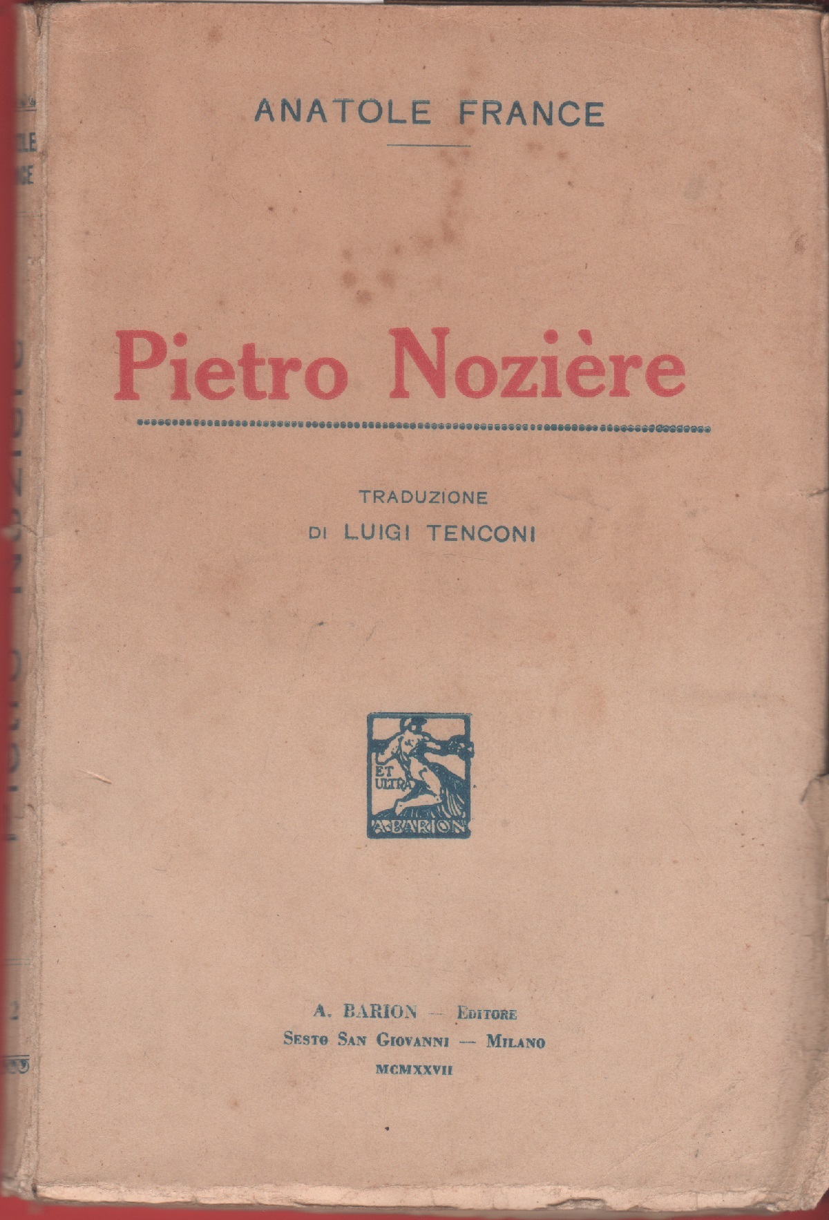 Pietro Nozière - Anatole France