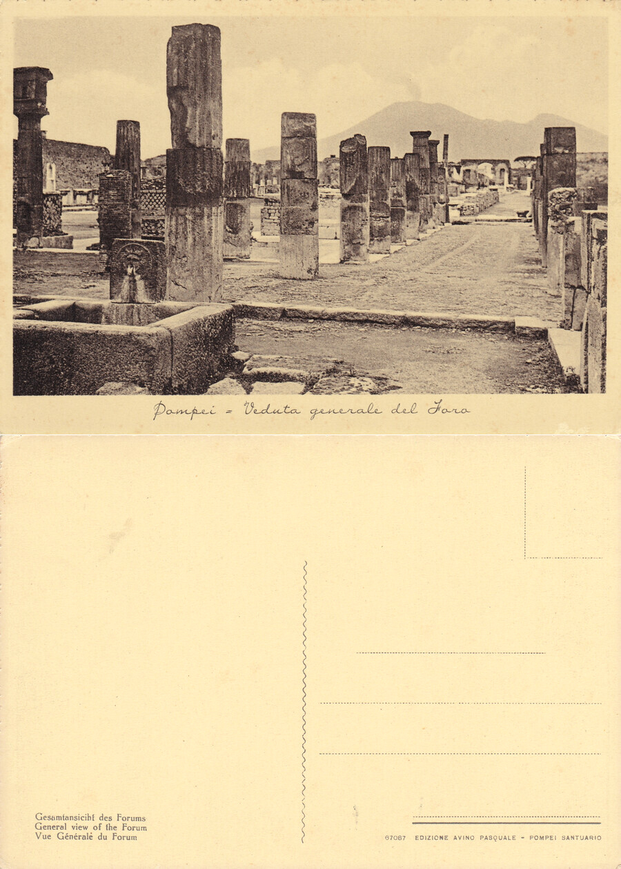 Pompei. Veduta generale del Fara. Non viaggiata