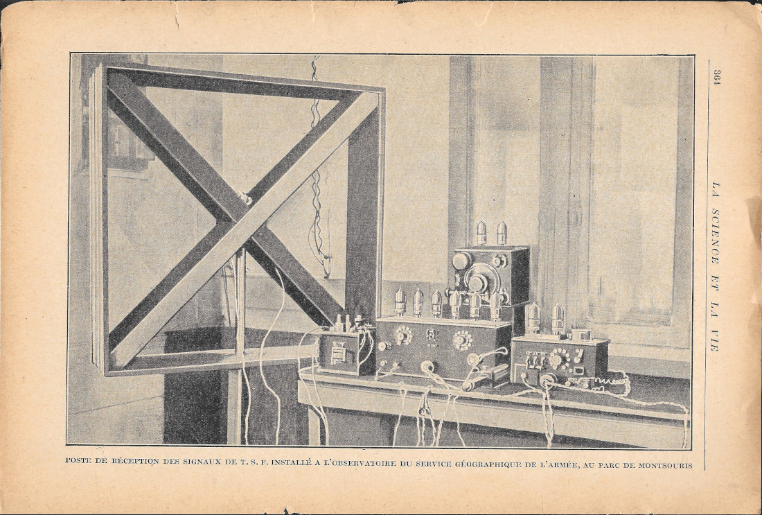 Poste de réception des signaux de TSF, Service Geographique de …