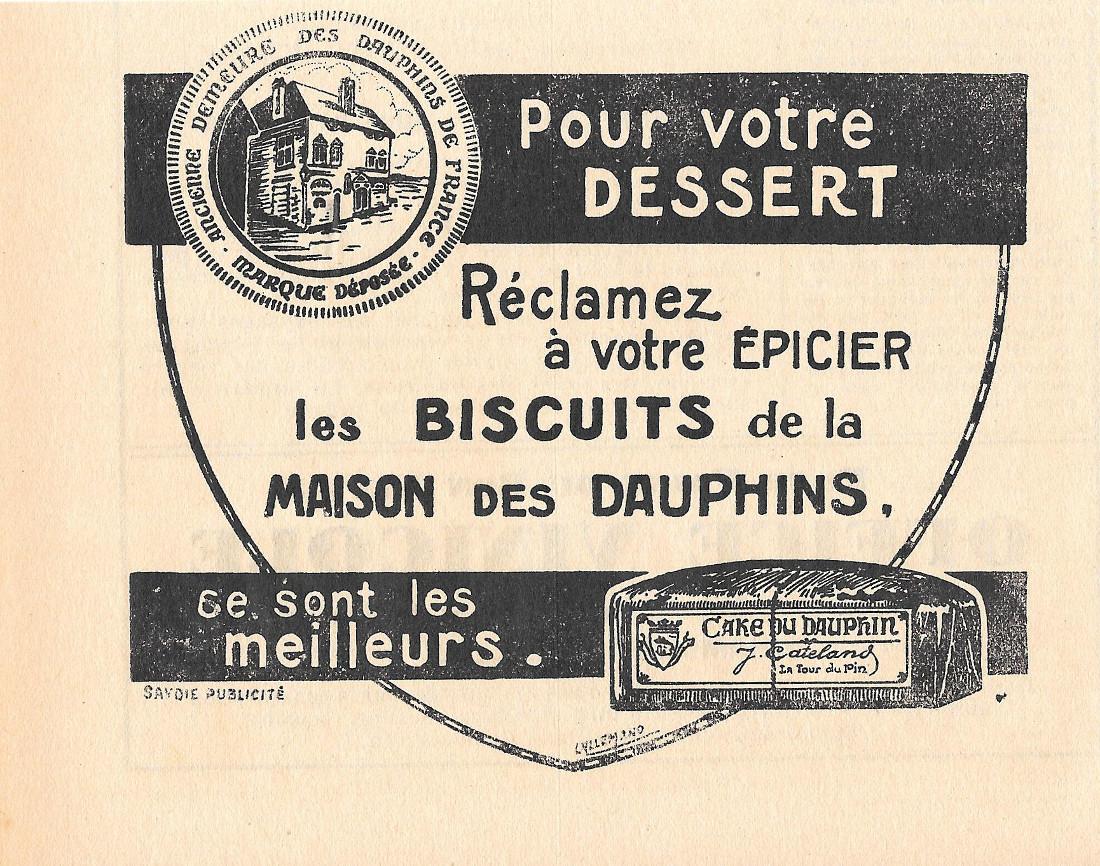 Pour votre dessert biscuit de la Maison des Dauphins. Pubblicita …