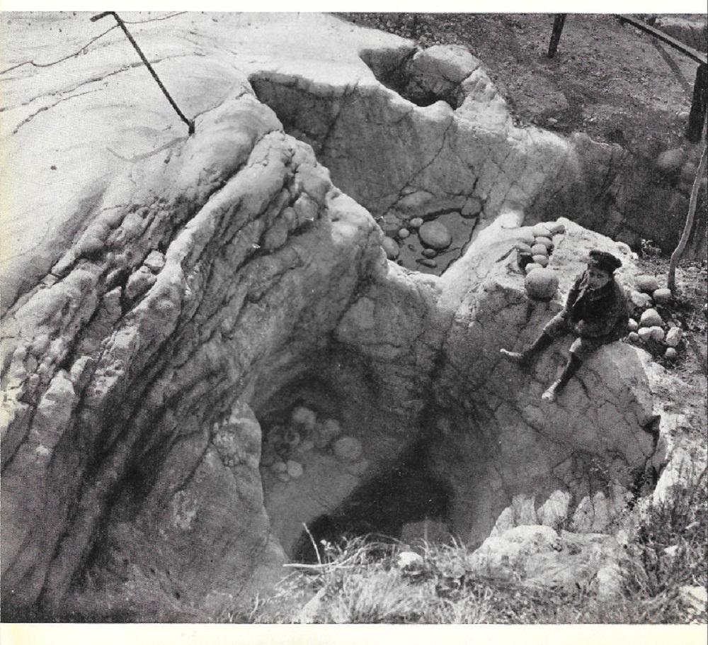 Pozzo glaciale di Nago (TN). Stampa1935