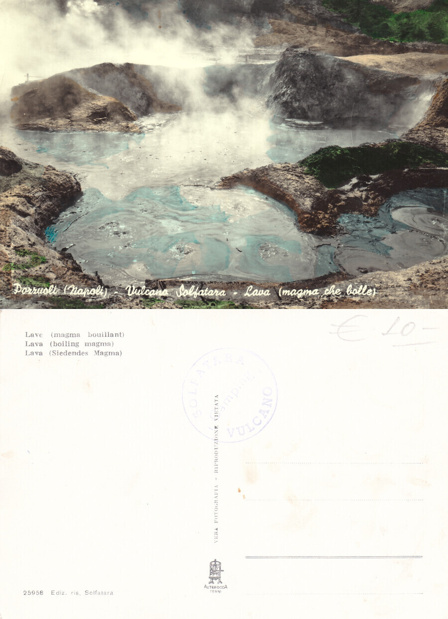 Pozzuali (NA), Vulcano Solfatara. Non viaggiata
