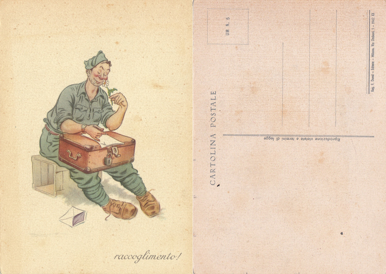 Raccoglimento!. Non viaggiata