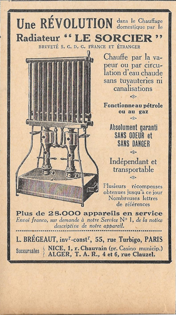 Radiateur Le Sorcier Une Révolution - Advertising 1929
