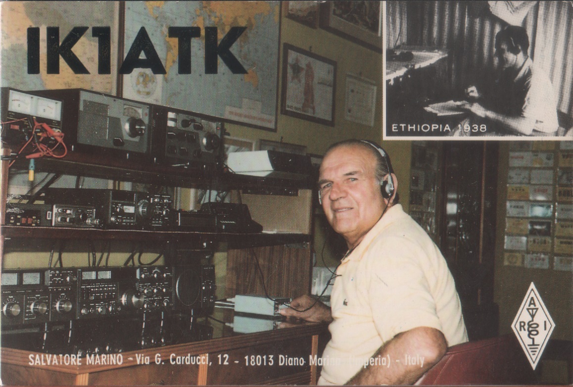Radio Card. Diano Marina (IM). IK1ATK - Salvatore Marino