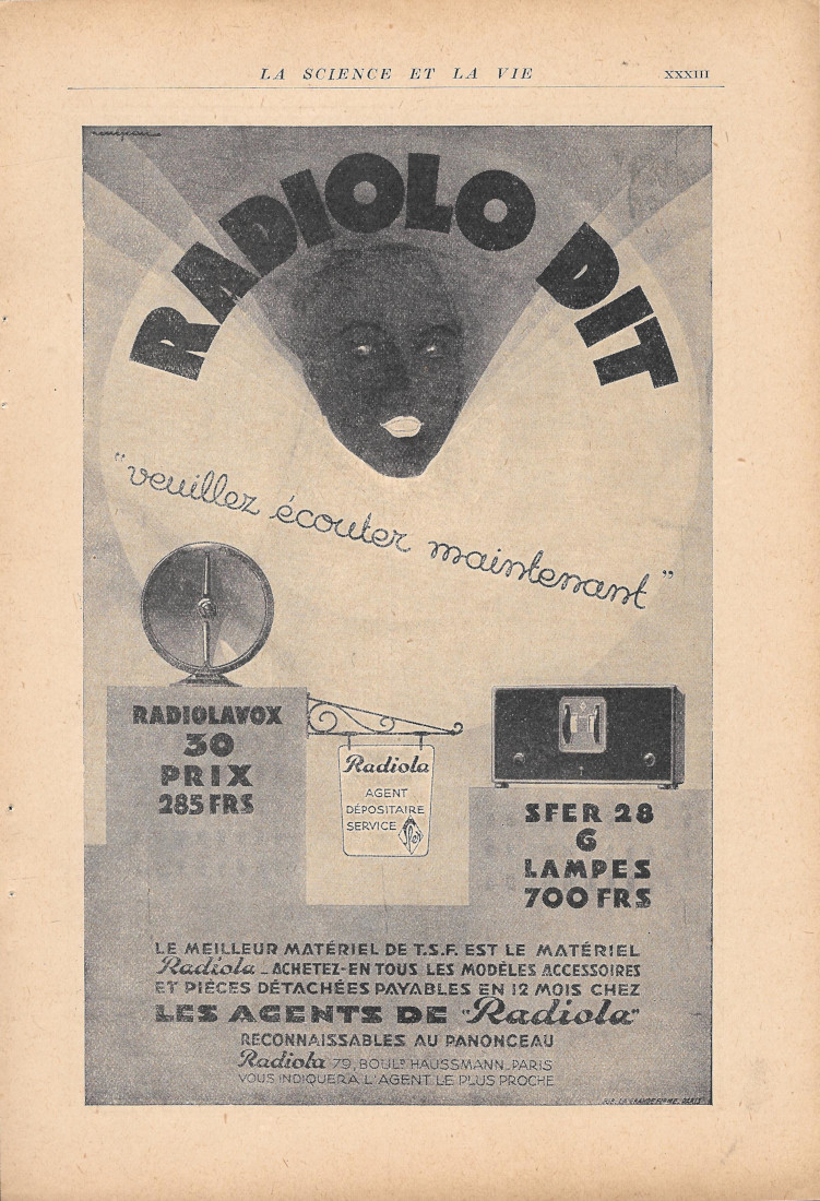 Radiolo Dit - Advertising 1928
