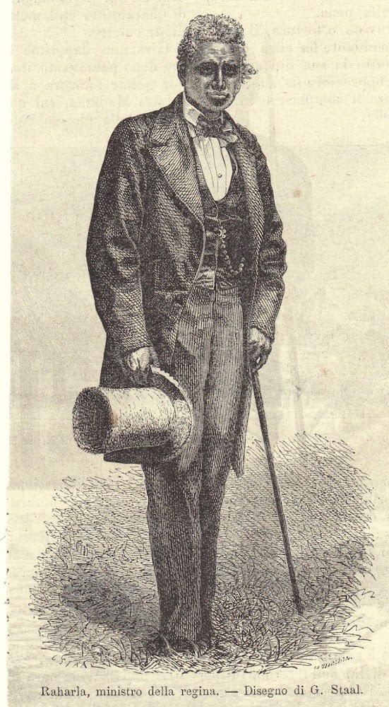 Raharla, ministro della regina (Madagascar). Illustrazione 1864