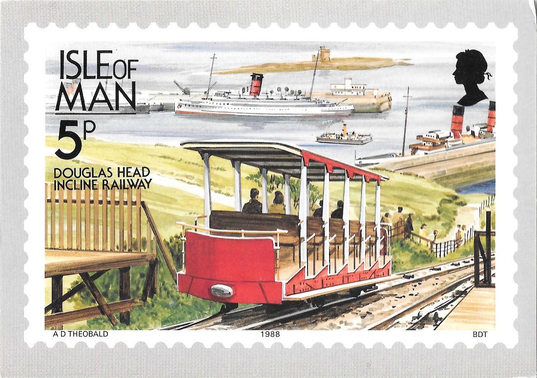 Raiways and Tramways of the isle of Man.Douglas Head Incline …