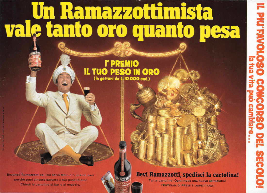 Ramazzotimista Ramazzotti- Advertising 1972