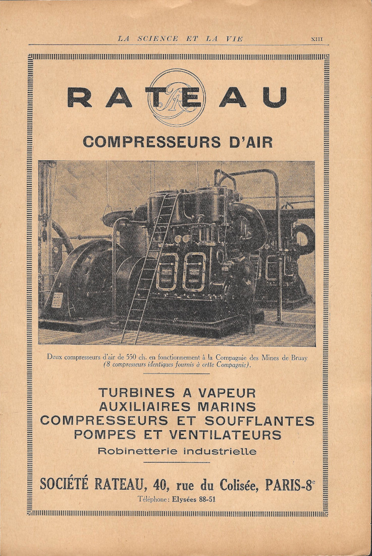 Rateu compresseur d'air / Pistolet Kremlin - Advertising 1928