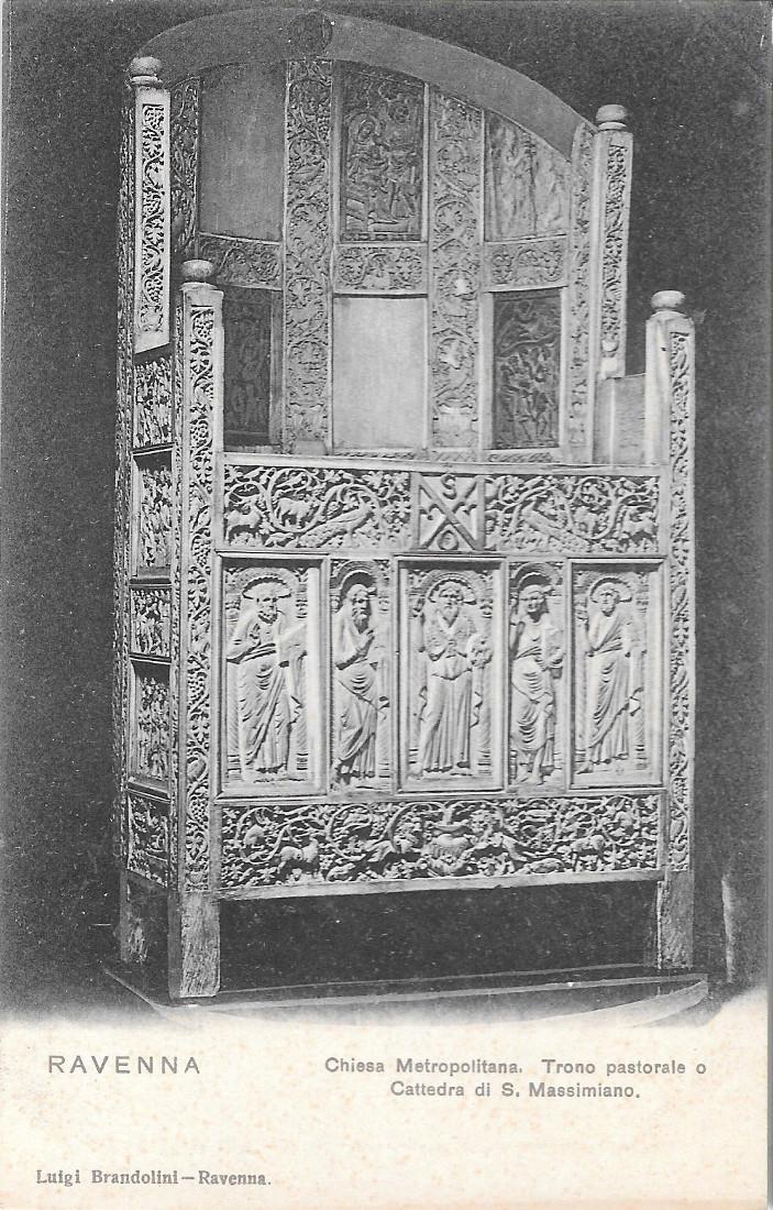 Ravenna. Chiesa Metropolitana. Trono pastorale. Non viaggiata