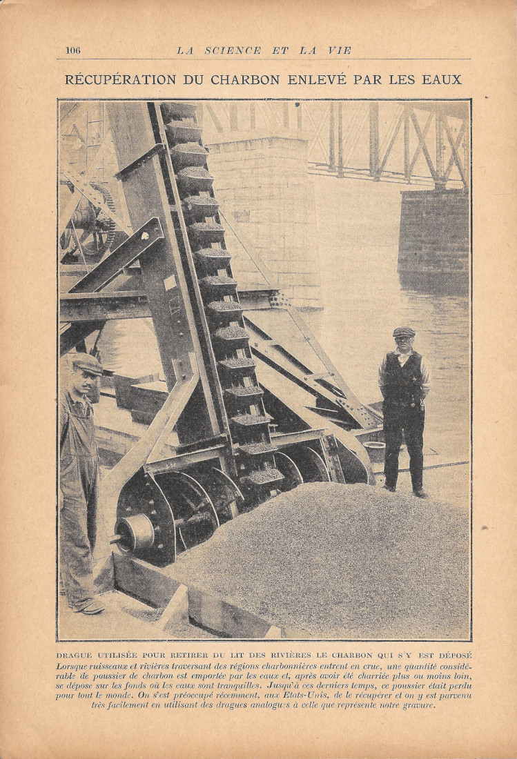Récupération du charbon enlevé par les eaux - Immagine 1920