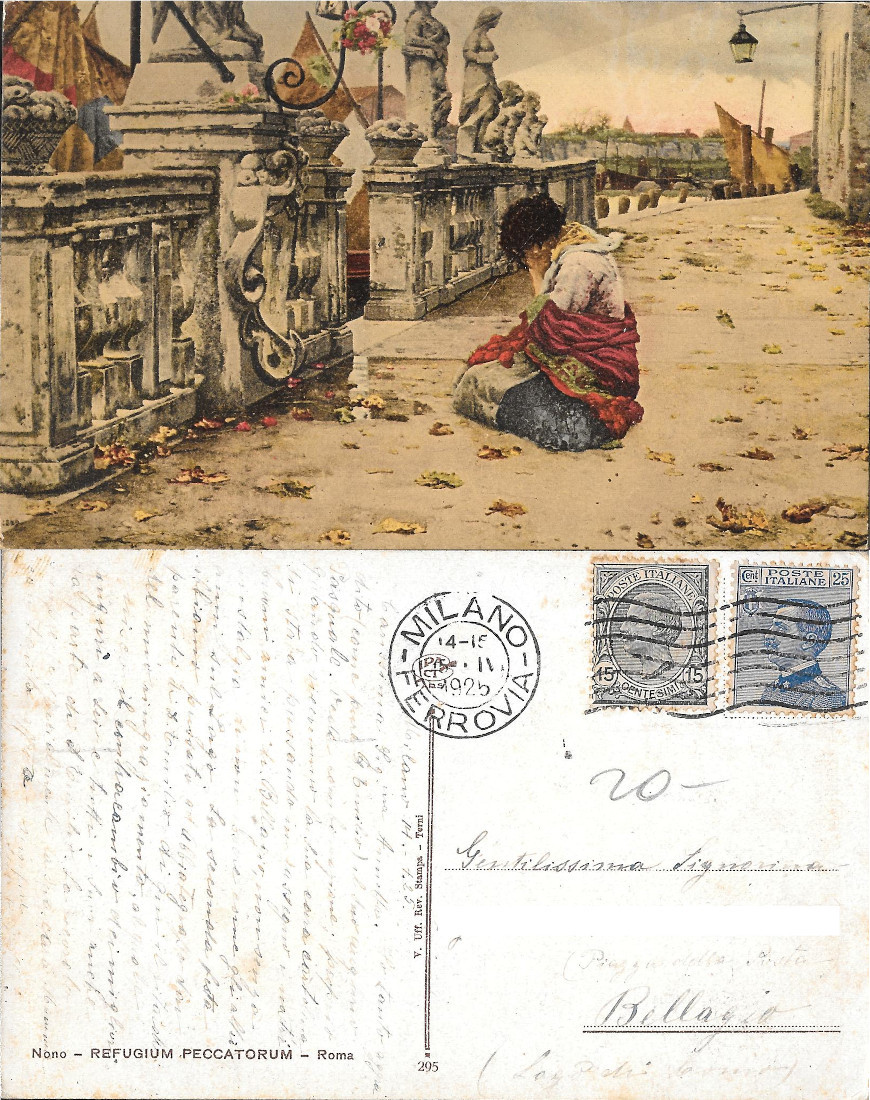 Refugium Peccatorum (Luigi Nono). Viaggiata 1925