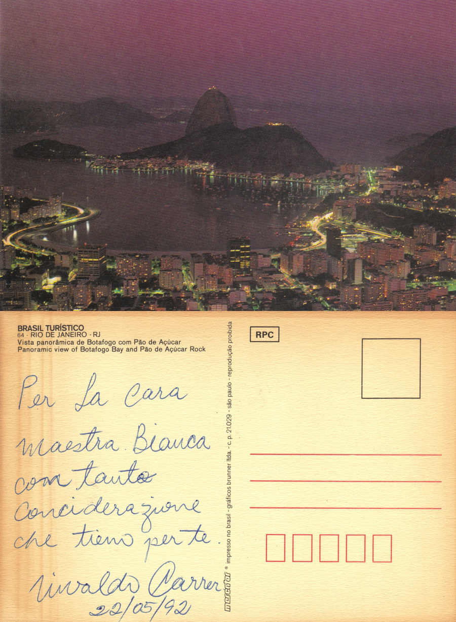 Rio de Janeiro. Vista panoramica de Botafogo com Pao de …