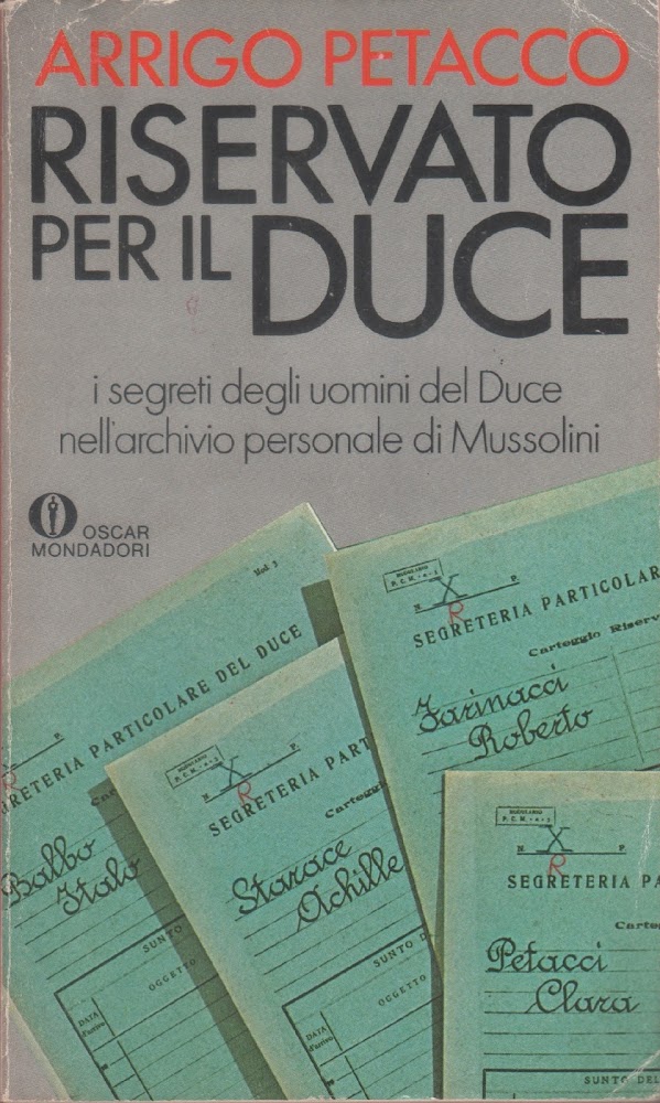 Riservato per il duce (i segreti del regime conservati nell'archivio …