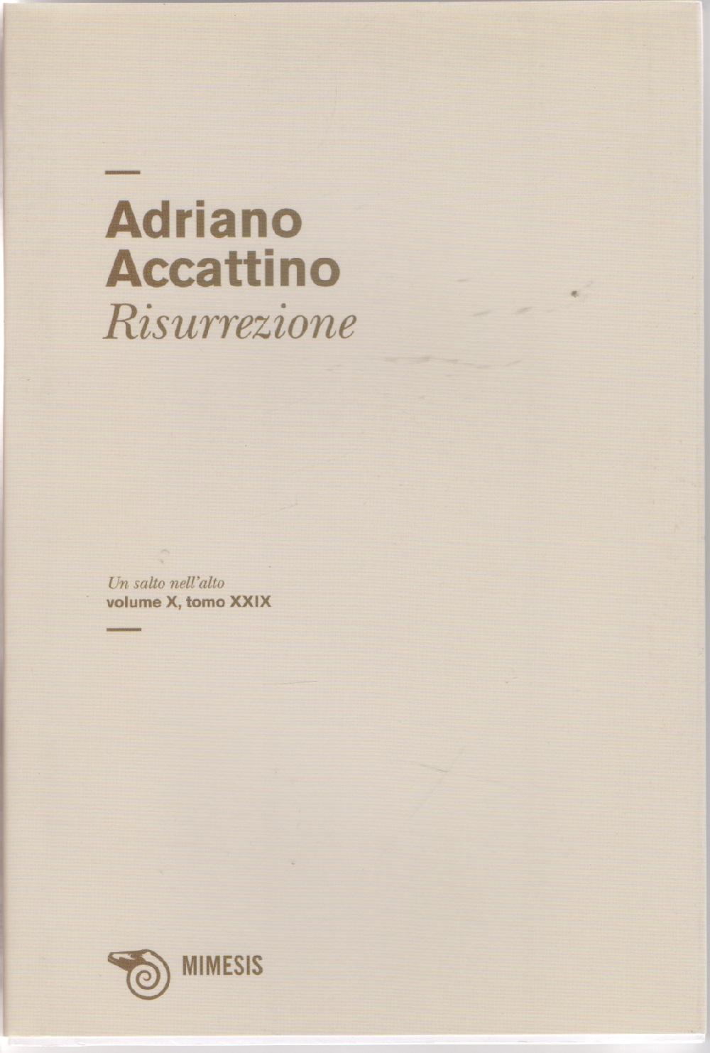 Risurrezione Vol. X tomo XXIX - Adriano Accattino