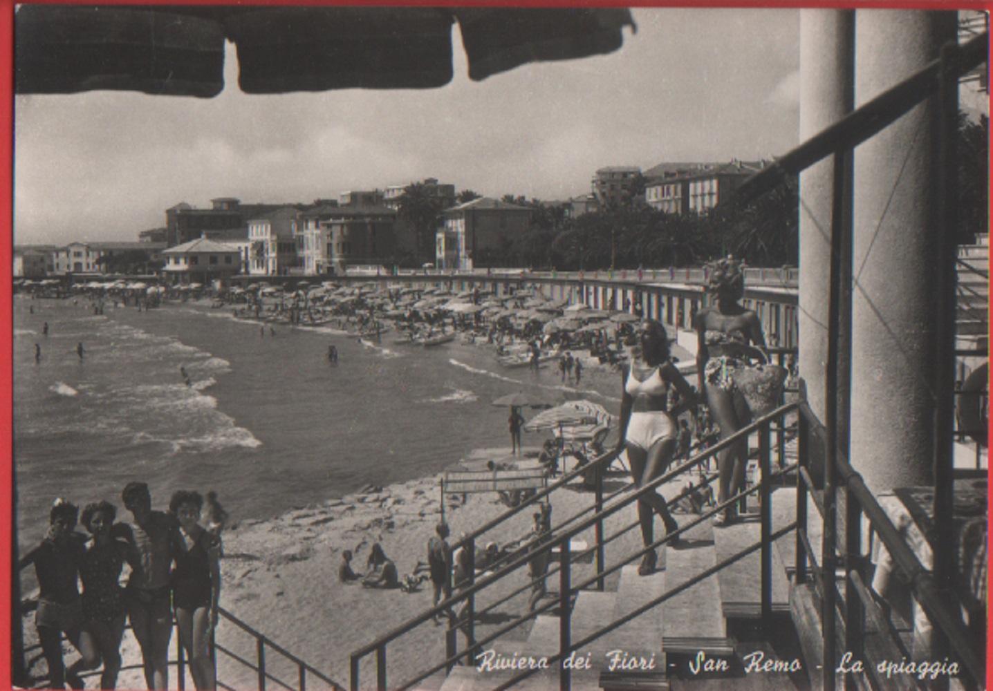 Riviera dei Fiori. San Remo. La spiaggia