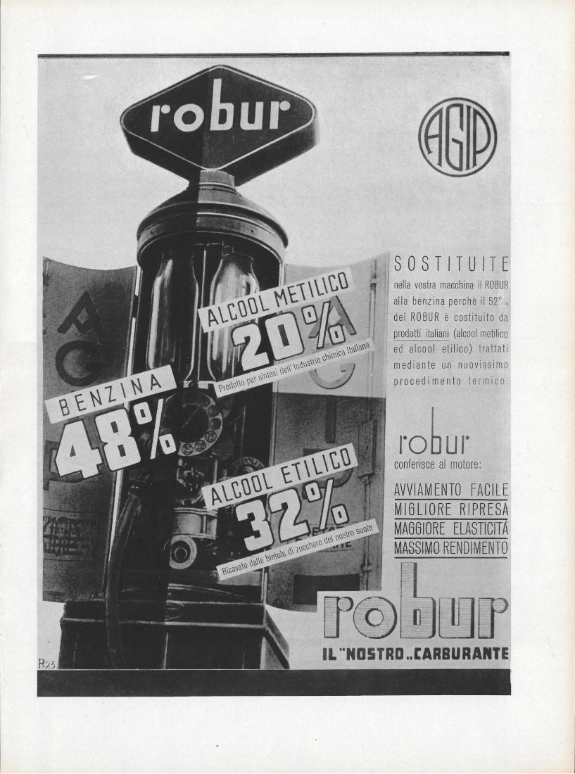 Robur AGIP il nostro carburante / PIRELLI Stella Bianca - …