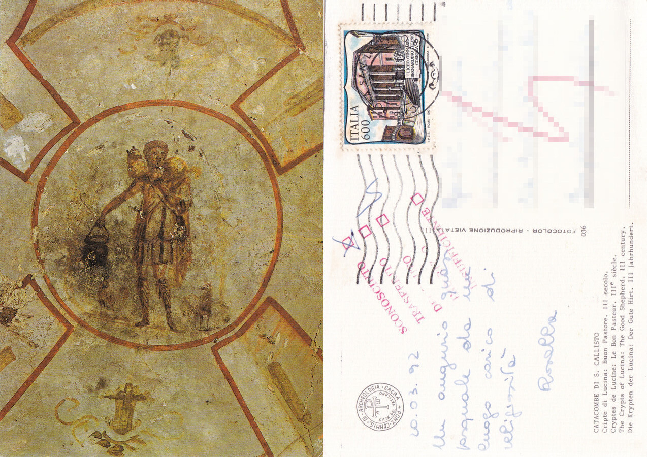 Roma. Catacombe di S. Callisto. Cripta di Lucina: il Nuon …