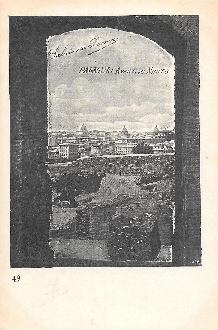 Roma. Palatino. Avanzi del Ninfeo. Non viaggiata