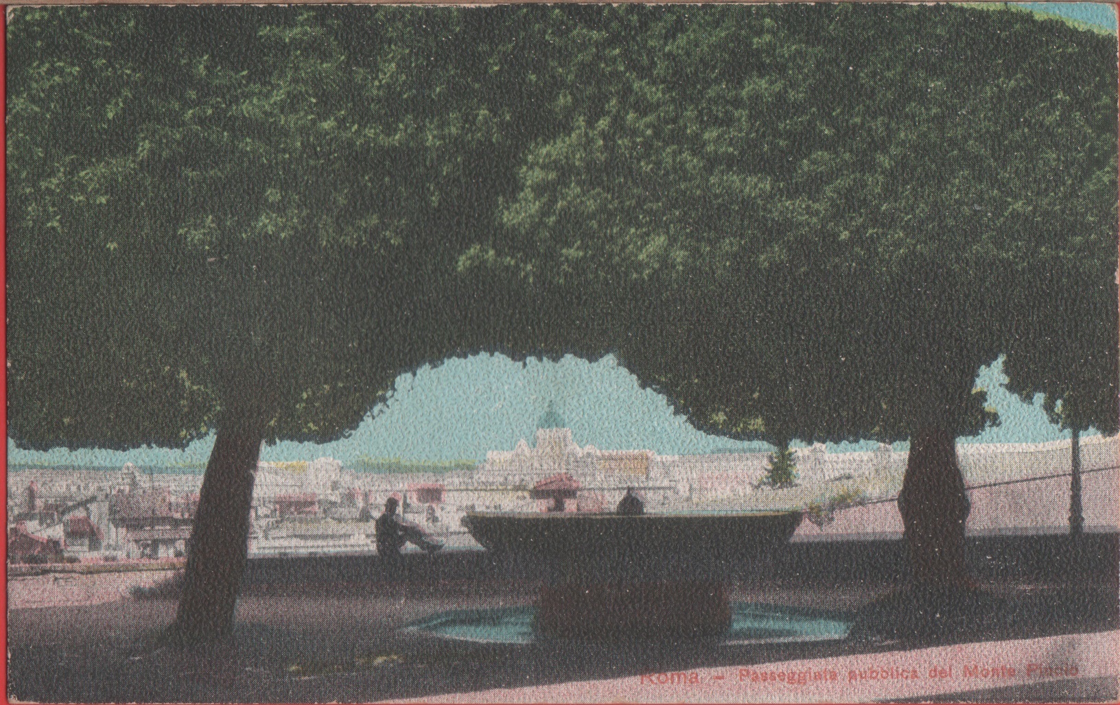 Roma. Passeggiata pubblica dal Monte Pincio. Non viaggiata