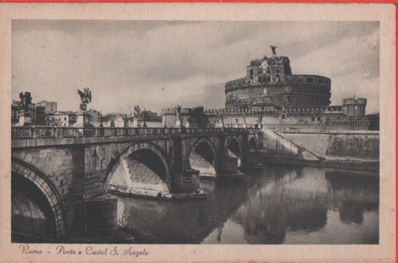 Roma. Ponte e Castel S. Angelo. Non viaggiata. No copia