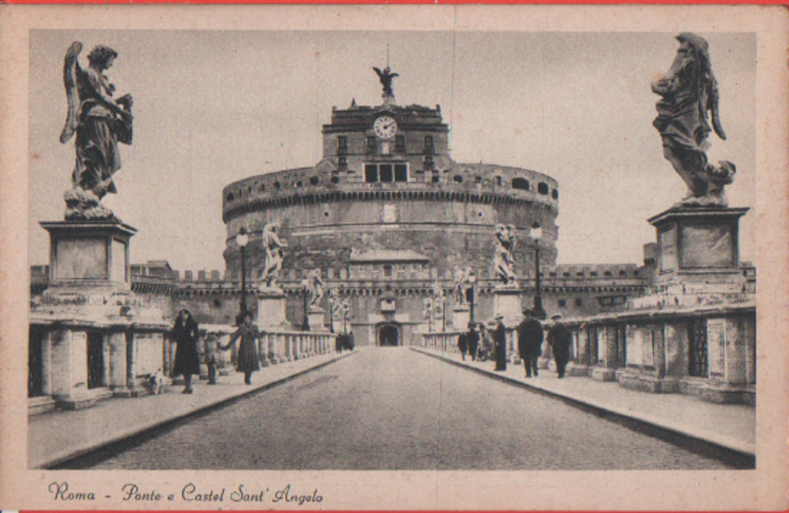 Roma. Ponte e Castel Sant'Angelo. Non viaggiata. No copia