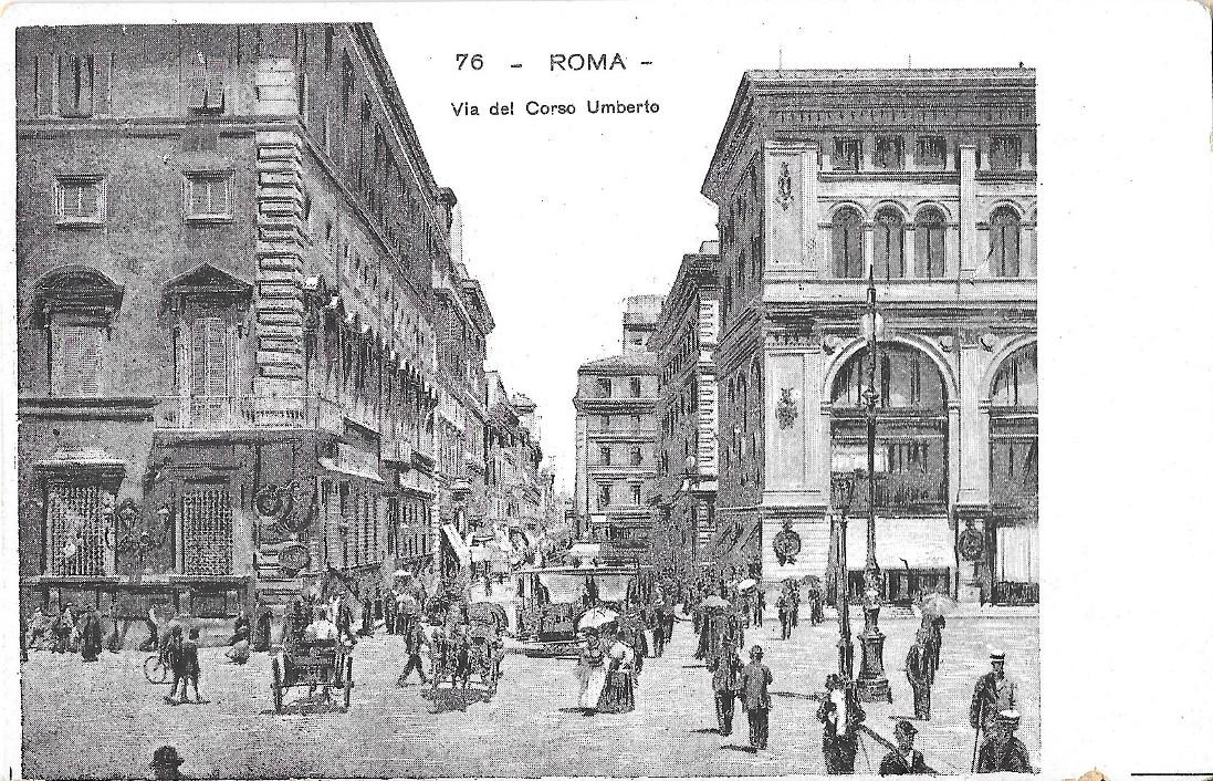 Roma. Via del Corso Umberto. Non viaggiata