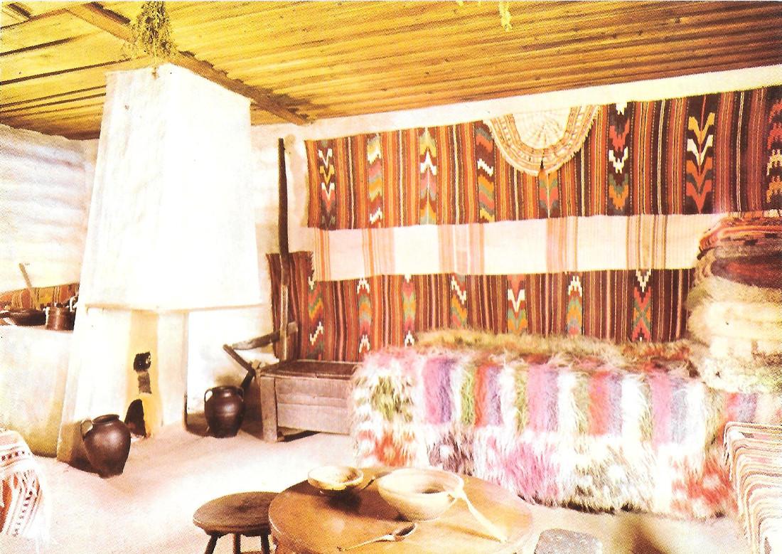 Romania. Vrancea district. Interior of house of Naruja village. Non …