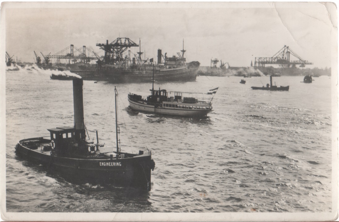 Rotterdam. Viaggiata 1946