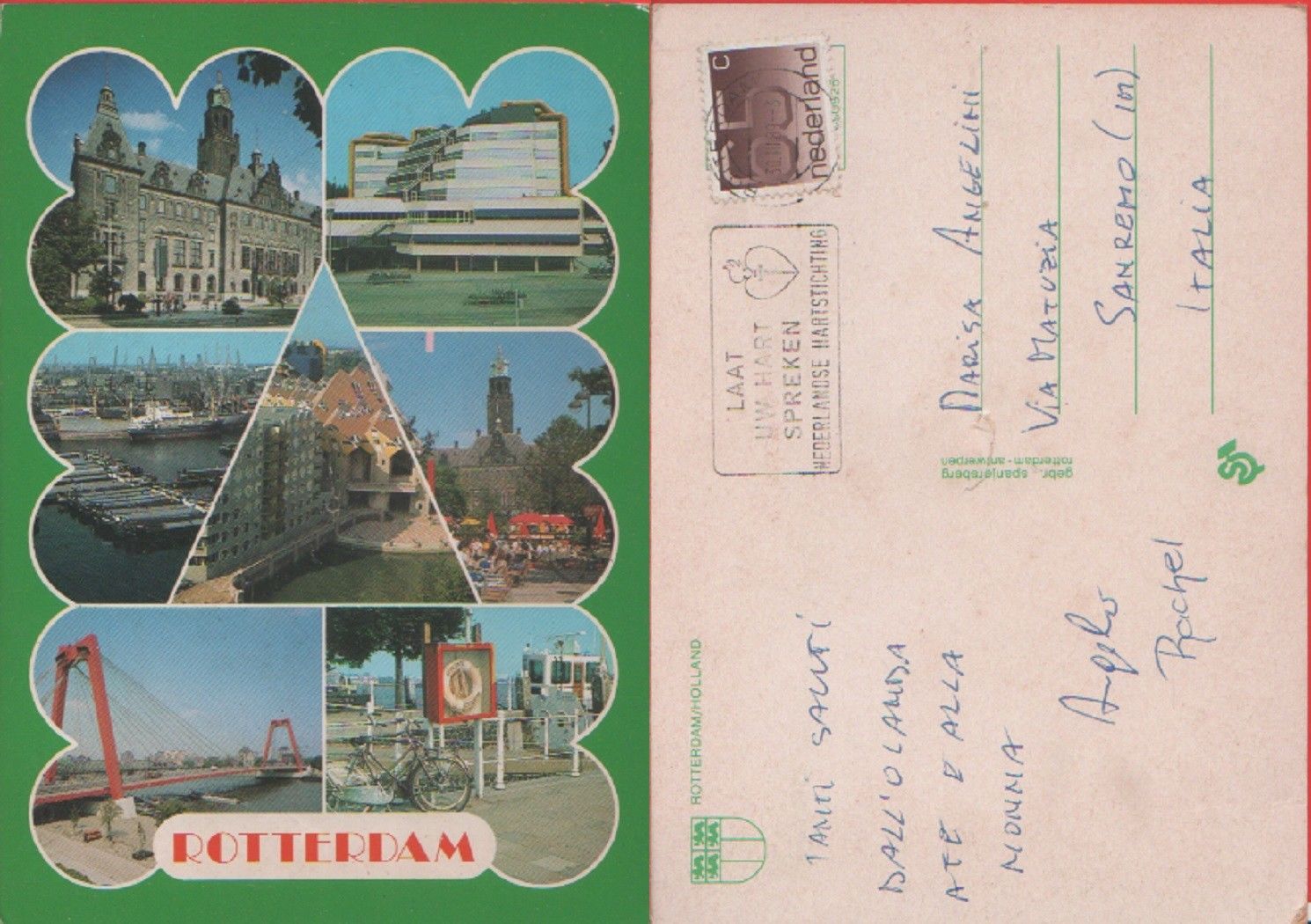 Rotterdam. Viaggiata 1989