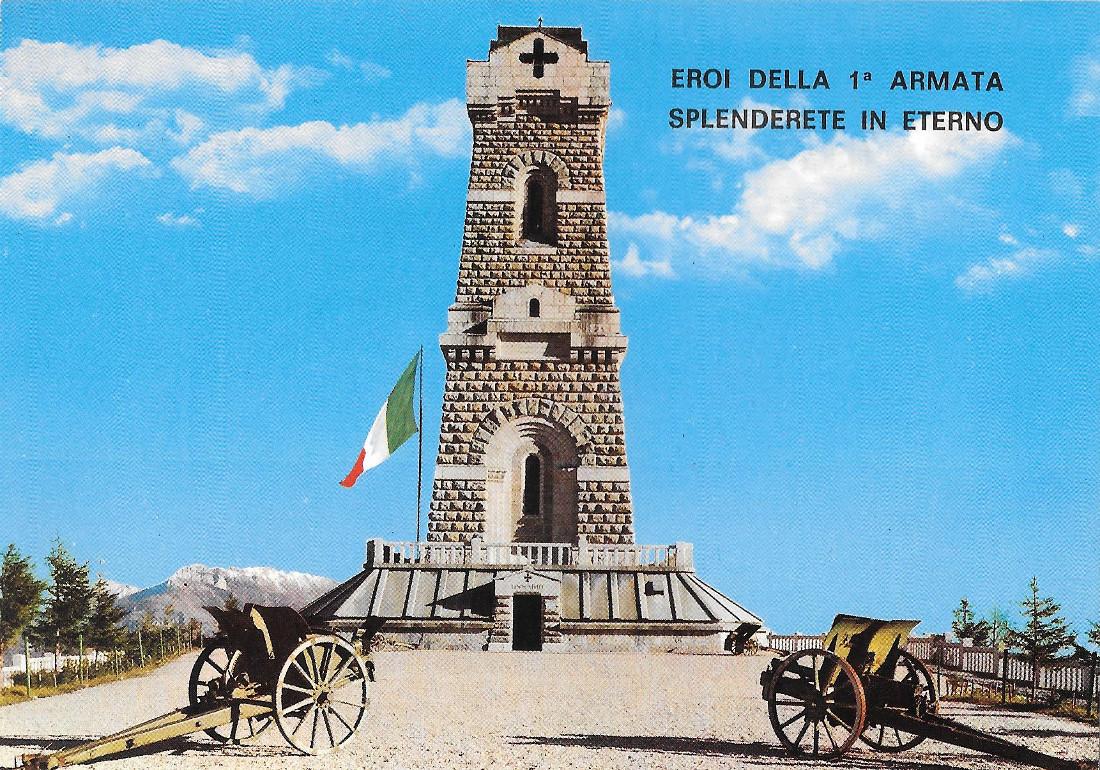 Saccello Ossario del Monte Pasubio. Non viaggiata