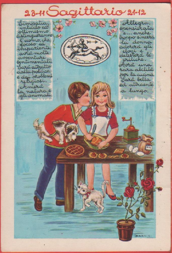 Saggitario. Segno zodiacale. Non viaggiata