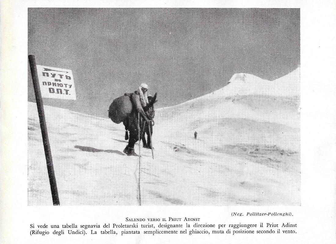 Salendo verso il Priut Adinst. Stampa 1930