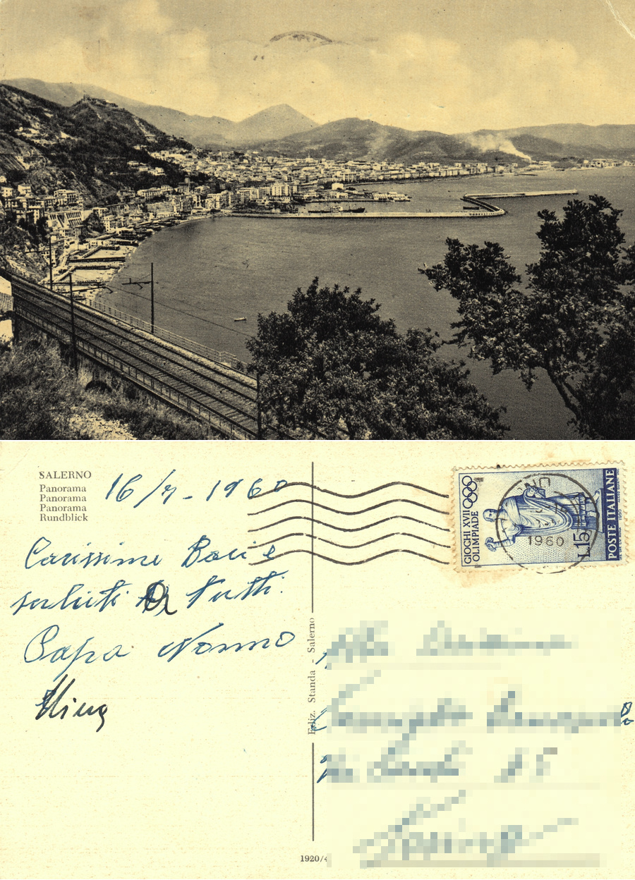Salerno. Panorama. Viaggiata 1960