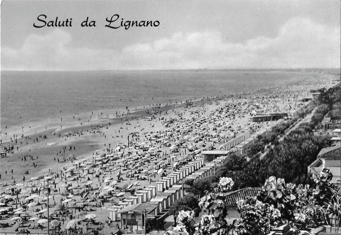 Saluti da Lignano. Non viaggiata