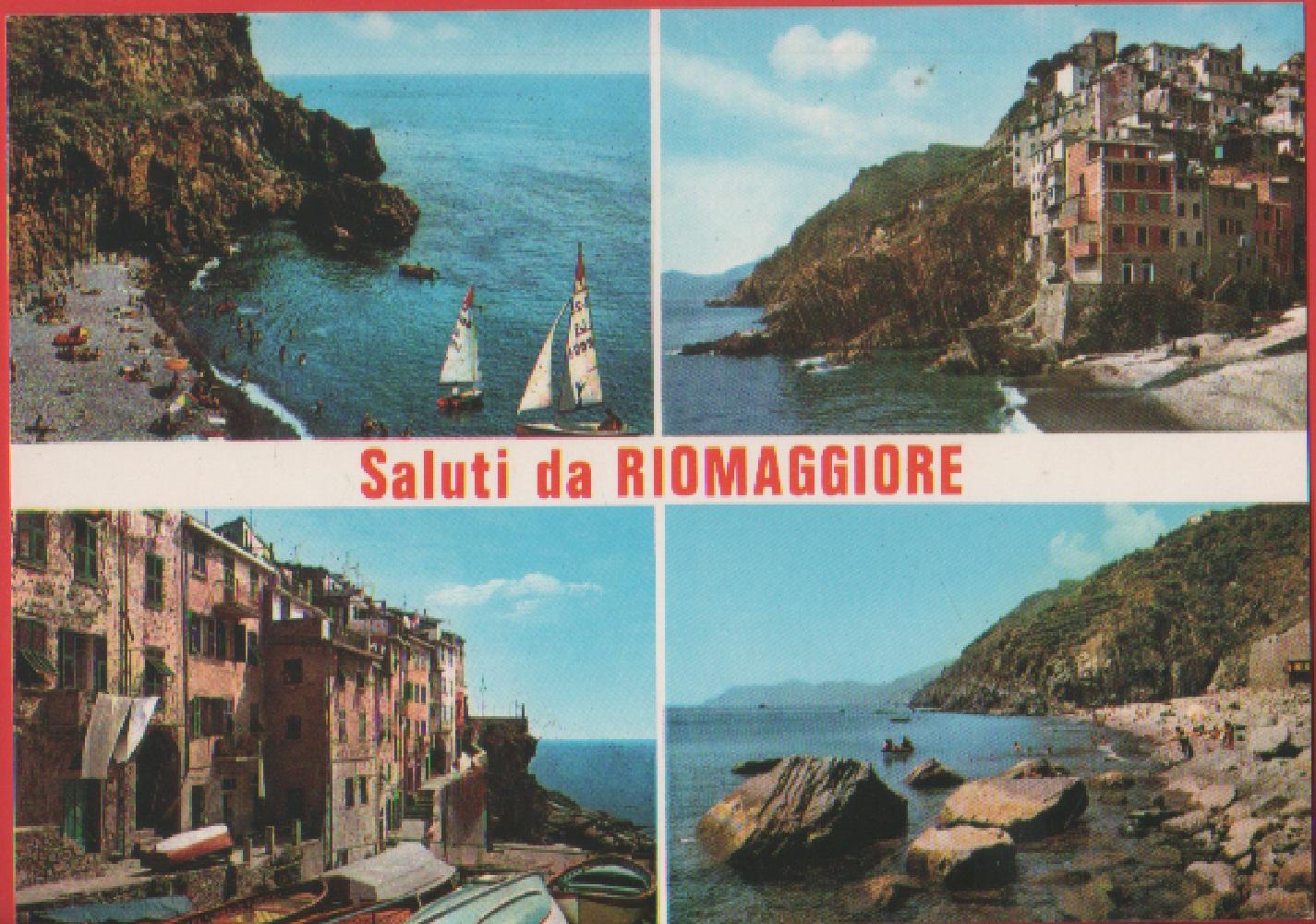 Saluti da Riomaggiore. Non viaggiata