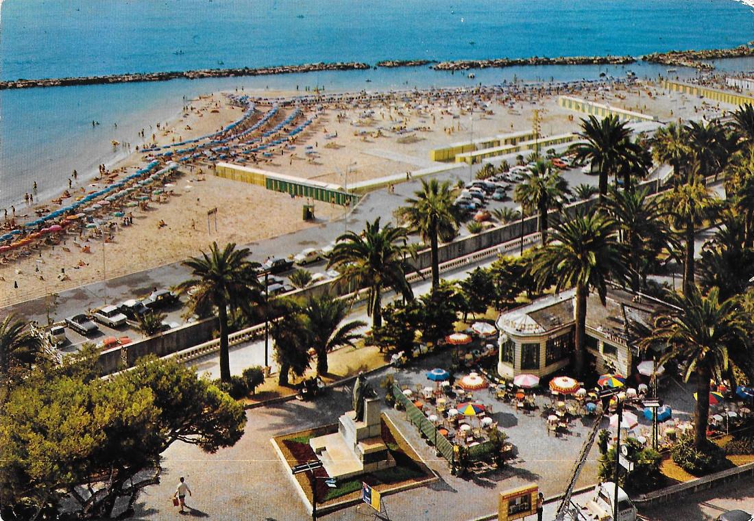 San Remo (IM). La spiaggia Imperatrice. Non viaggiata