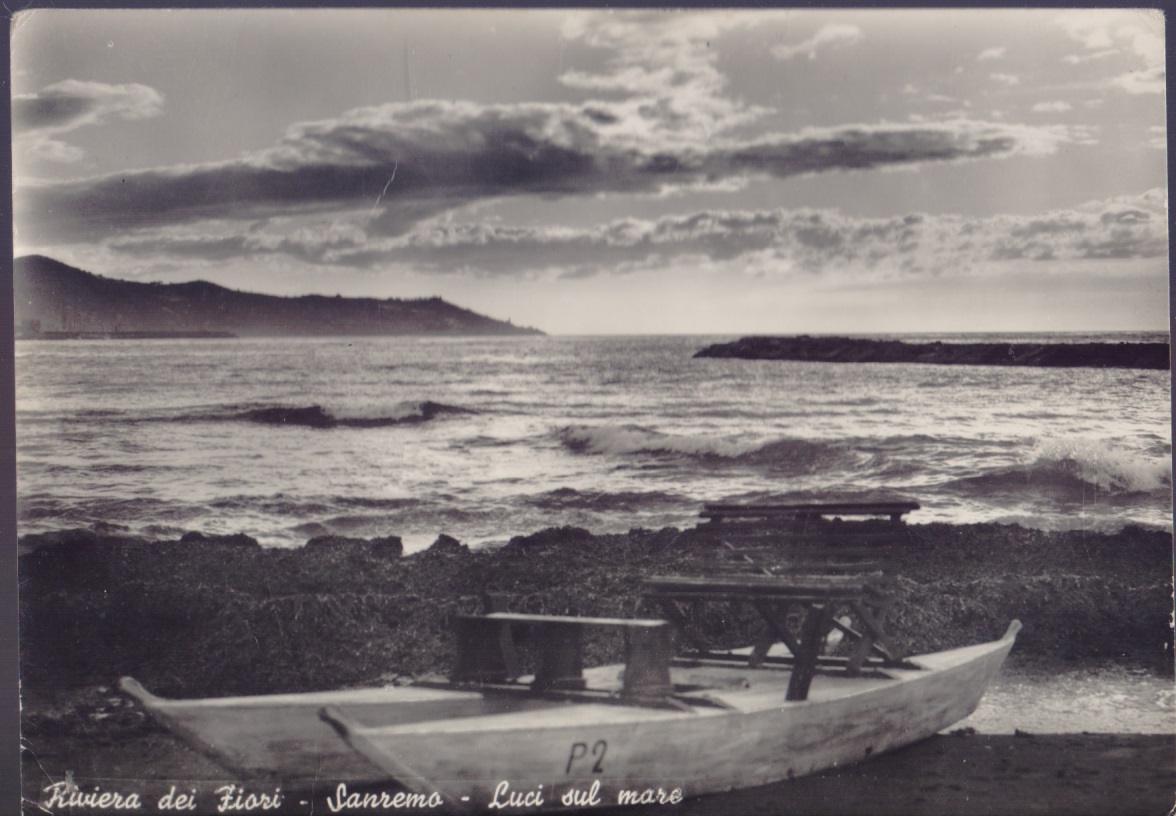 Sanremo. Luci sul mare. Non viaggiata